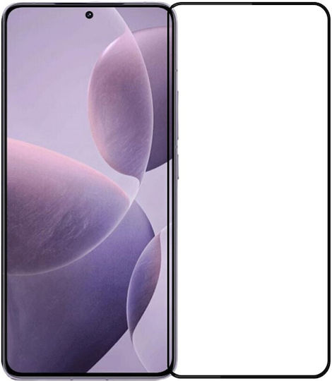 Vollkleber Gehärtetes Glas Schwarz (Poco F6)