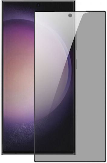 TelForceOne Privacy Tempered Glass Μαύρο (Galaxy S24 Ultra)