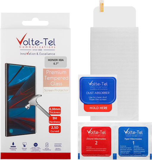 Volte-Tel 2.5D 0.3mm Full Glue Tempered Glass (Honor X8a)