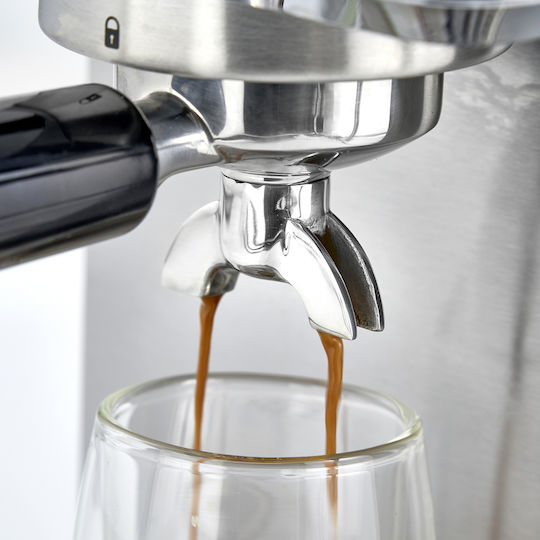 Caso Mașină de Espresso 1100W Presiune 19bar pentru Cappuccino Gri