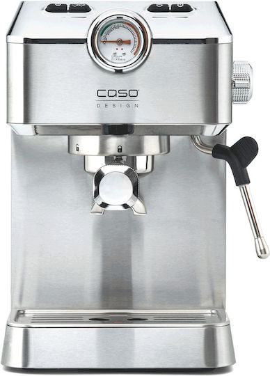 Caso Mașină de Espresso 1100W Presiune 19bar pentru Cappuccino Gri
