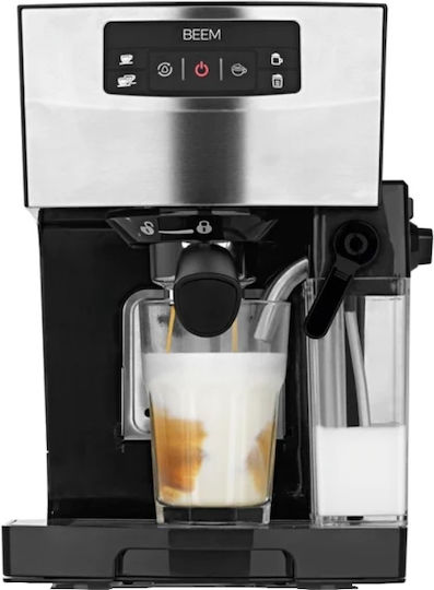 Beem Classico II Mașină de Espresso 1450W Presiune 20bar pentru Cappuccino Argintie
