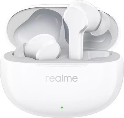 Realme Buds T110 Bluetooth Handsfree Earphones with Sweat Resistance and Charging Case White