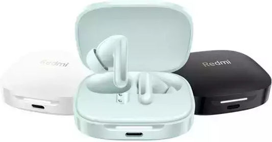 Xiaomi Redmi Buds 6 Bluetooth Handsfree Earphones with Sweat Resistance and Charging Case Cloud White