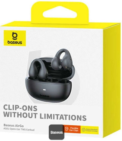 Baseus AirGo AS01 Offenes Ohr Bluetooth-Freisprecheinrichtung Kopfhörer mit Ladeetui Weiß