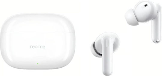 Realme Buds T110 Bluetooth Handsfree Earphones with Sweat Resistance and Charging Case White