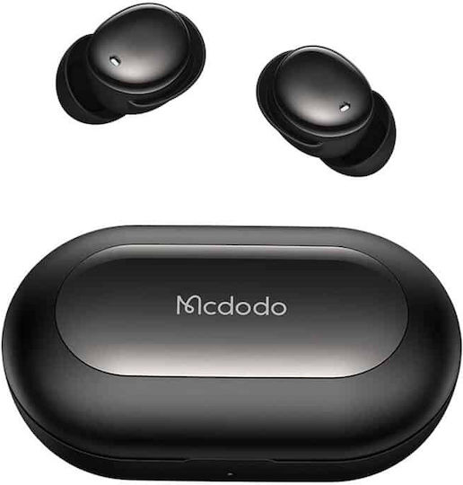 Mcdodo HP-4490 Goodnight Sleep In-ear Bluetooth Handsfree Căști cu Carcasă de Încărcare Negru