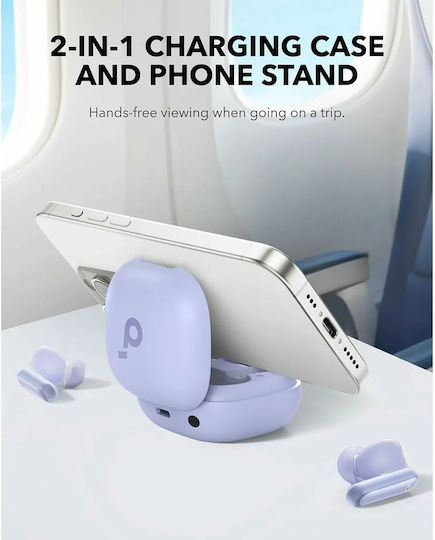 Soundcore by Anker P40i In-ear Bluetooth Handsfree Căști cu Rezistență la Transpirație și Carcasă de Încărcare Violet