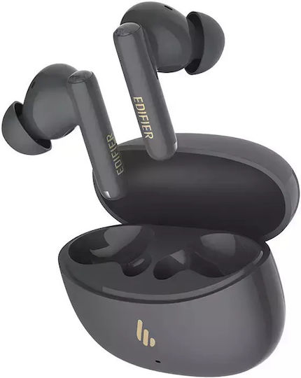 Edifier X5 Pro In-ear Bluetooth Handsfree Ακουστικά με Αντοχή στον Ιδρώτα και Θήκη Φόρτισης Γκρι
