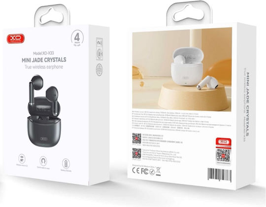 XO X33 Tws In-Ear Bluetooth-Freisprecheinrichtung Kopfhörer mit Ladeetui Schwarz
