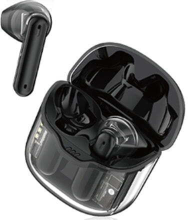 Jazz J5 Earbud Bluetooth Handsfree Ακουστικά με Θήκη Φόρτισης Πορτοκαλί