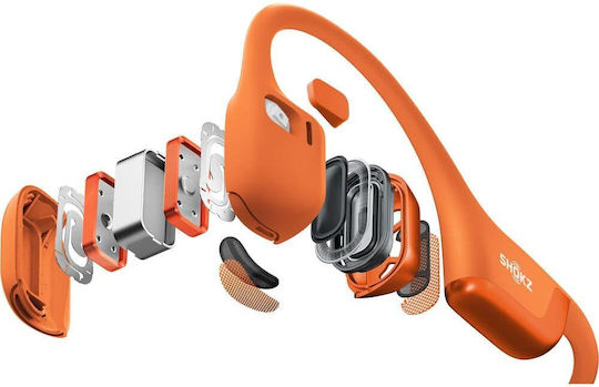 Shokz OpenRun Pro2 Mini Bone Conduction Bluetooth Handsfree Ακουστικά με Αντοχή στον Ιδρώτα Πορτοκαλί
