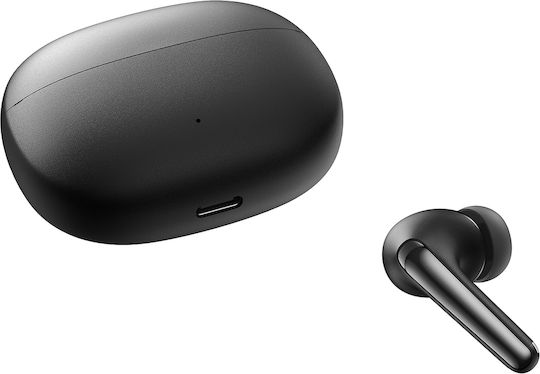 Joyroom JR-FN1 In-ear Bluetooth Handsfree Ακουστικά με Θήκη Φόρτισης Μαύρα