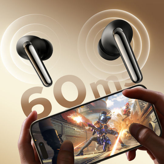 Joyroom JR-FN1 In-ear Bluetooth Handsfree Ακουστικά με Θήκη Φόρτισης Μαύρα