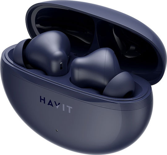 Havit TW986 In-Ear Bluetooth-Freisprecheinrichtung Kopfhörer mit Ladeetui Blau