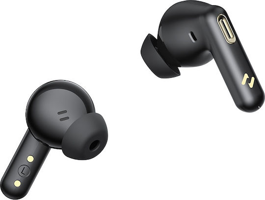 Havit TW906 Pro In-ear Bluetooth Handsfree Ακουστικά με Αντοχή στον Ιδρώτα και Θήκη Φόρτισης Μαύρα