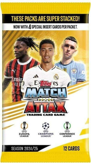 Topps Match Attax Ucc 2024-25 Κάρτες Φακελάκι