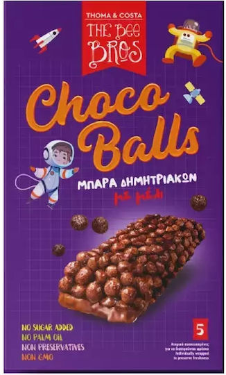 Baton de cereale cu miere și ciocolată Pachet 5x25g Bee Bros