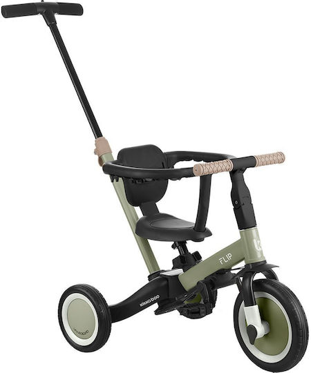 Kikka Boo Flip Convertible with Parental Handle 3 in 1 for 1-5 Years Green