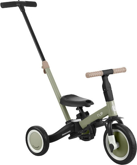 Kikka Boo Flip Convertible with Parental Handle 3 in 1 for 1-5 Years Green