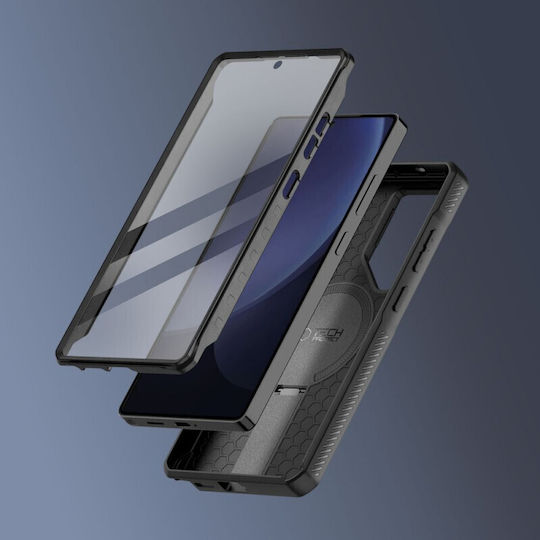 Tech-Protect С пълно покритие (360°) Aramid Fiber Черен (Galaxy S25 Ultra)