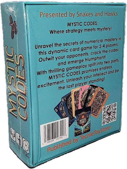 Board Game Mystic Codes for 2-4 Players 7+ Years Old (EN) Snakes and Hawks