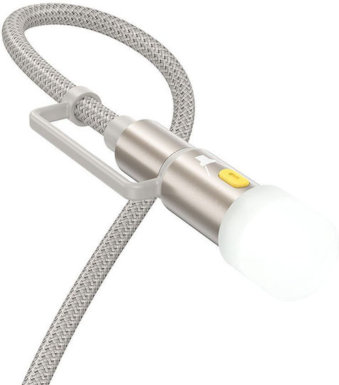 Hoco Cable All-in-one Type C Lightning To Type C Led Light Pd 3a 60w U138 1,2 M Grey