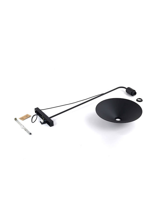 TK Lighting Modern Lumină de Perete cu Soclu E27 Negru 103cm