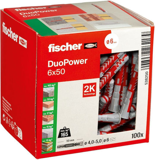 fischer Oops Plastic 6x50mm