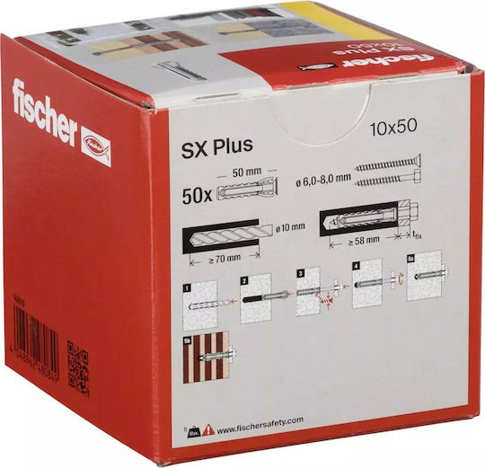 fischer Sx Oops Plastic 10x50mm