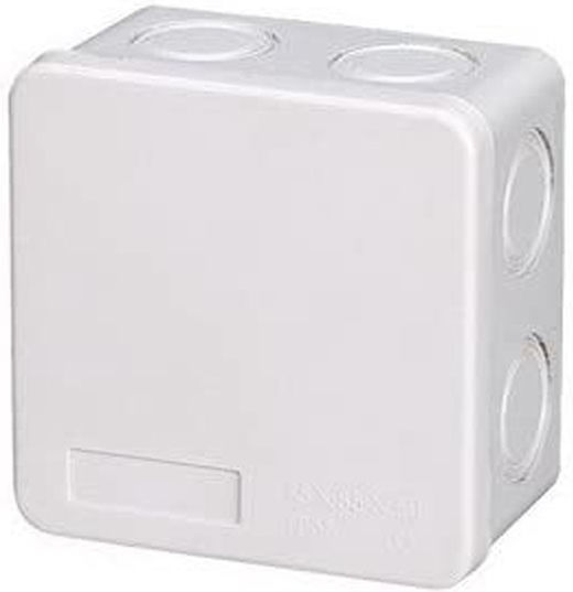 Surface Mounted Electrical Box IP44 in Gray Color 5pcs
