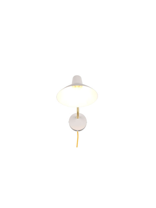 Trio Lighting Modern Leuchte Wand Steckdose mit Fassung E27 Gray 20cm