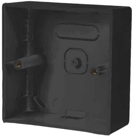 Flush Electrical Box in Black Color