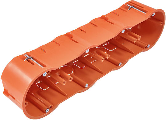 PAWBOL Surface Mounted Electrical Box for Drywall IP30 in Orange Color