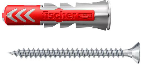 Fischer Duopower S Plastic Screw Anchor 50buc