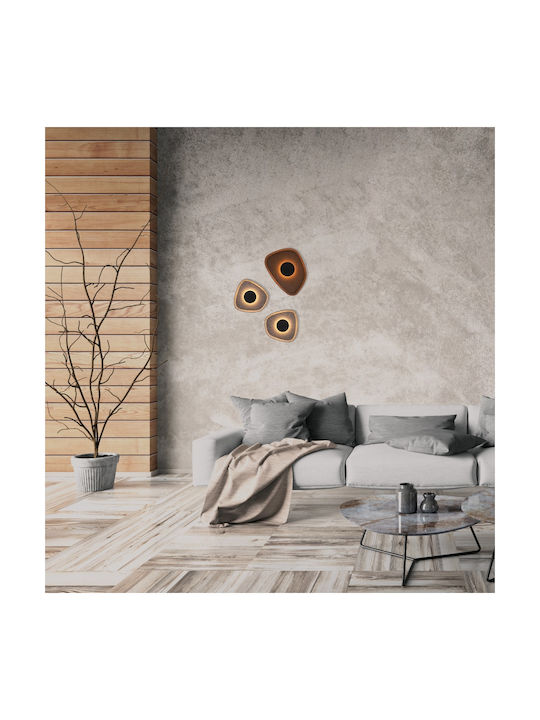 Zambelis Lights Lamp Wall LED Brown 40x30x7cm Zambelis Lights Lamp Wall LED Brown 40x30x7cm