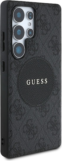 Guess Classic Umschlag Rückseite Synthetisches Leder Schwarz (Galaxy S25 Ultra,Samsung S25 Ultra)