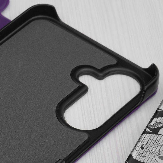 Techsuit Efold Umschlag Rückseite Kunststoff / Synthetisches Leder Magnetisch Lila (Samsung Galaxy A56 5G - Techsuit)