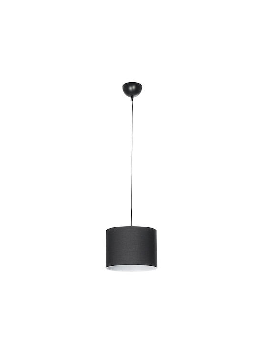 GloboStar Blaze Pendant Light Black with Socket E27 22x22x90cm