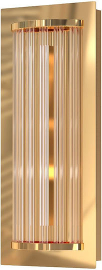 Zuma Line Lamp Wall with Integrated LED and Adjustable White Light Gold 38x7.1cm
