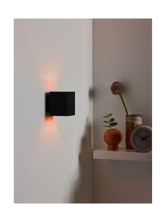 Lucide Lightning Xera Modern Lamp Wall with Socket G9 Black 10cm
