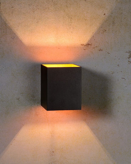 Lucide Lightning Xera Modern Lamp Wall with Socket G9 Black 10cm