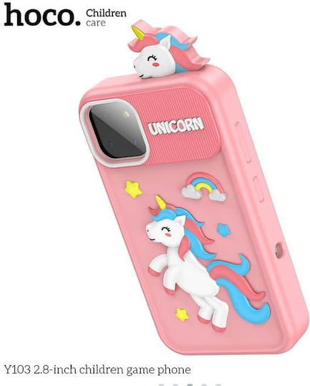 Kids Mobile Phone 2.8" Screen Games Camera 4+ Pink Unicorn