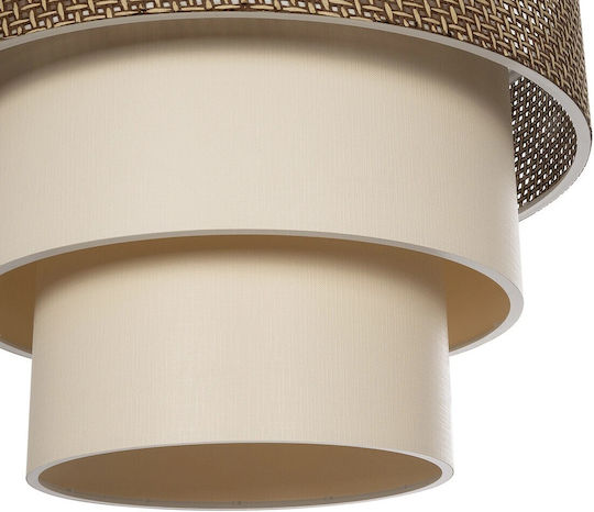 GloboStar Level Pendant Light Bronze with Socket E27 38x38x95cm