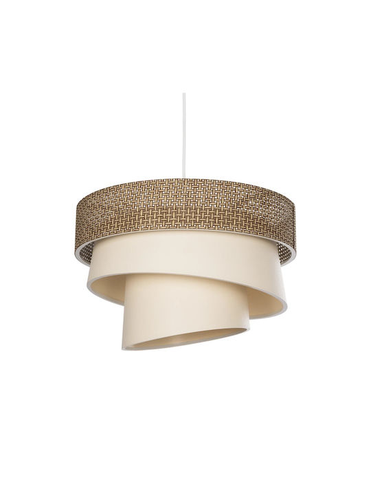 GloboStar Siera Pendant Light Brown with Socket E27 38x38x95cm