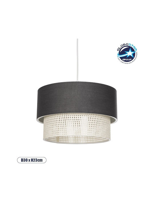 GloboStar Sissie Pendant Light Gray with Socket E27 30x30x93cm