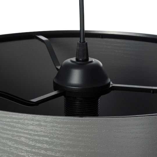 GloboStar Zyklus Κρεμαστό Φωτιστικό Γκρι με Ντουί E27 36x36x73εκ.