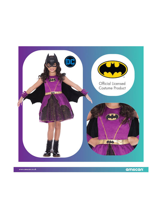 Kids Carnival Costume Purple Batgirl Classic Costume 9906298