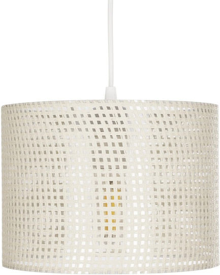 GloboStar Clairie Pendant Light White with Socket E27 22x22x93cm