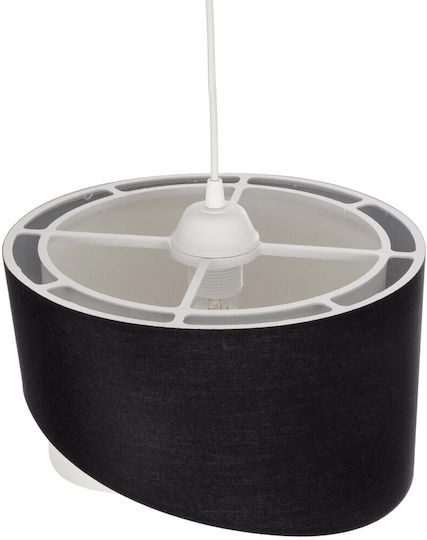GloboStar Lili Black Pendant Ceiling Light with E27 Socket 30x30x22cm